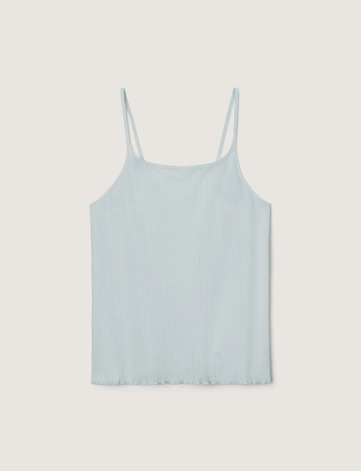 Women's Cotton Pointelle Rib Camisole