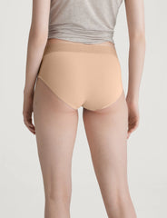 Women's Second Skin High-Rise Brief, Lace Waist (3-Pack)