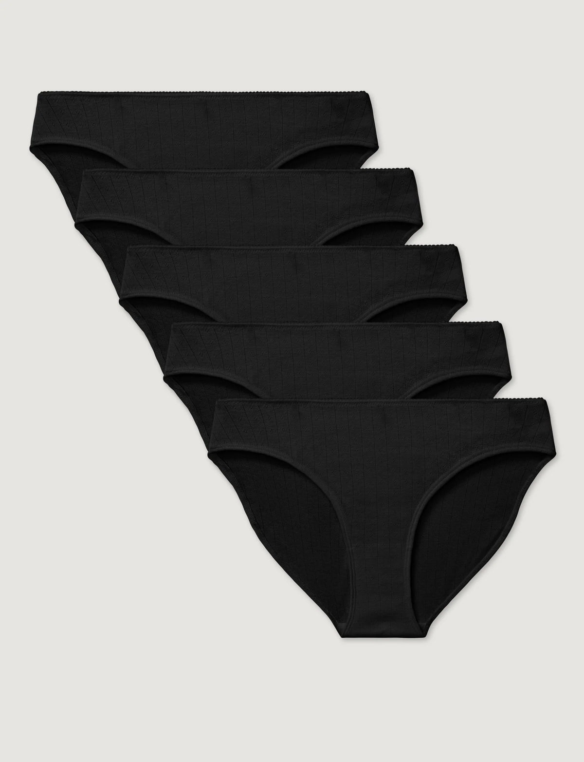 Women's Cotton Pointelle Bikini (5-Pack)